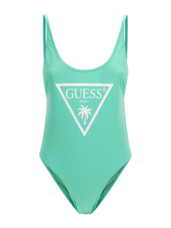 Guess Guess Бански костюм E02J33 LY00K Зелен