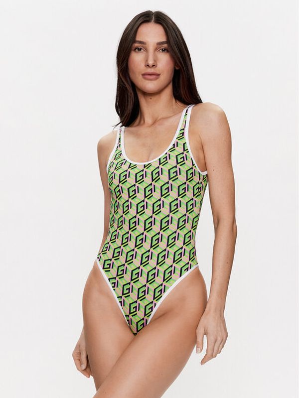 Guess Guess Бански костюм E3GJ27 MC045 Зелен