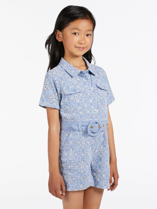 Guess Guess Бебешки гащеризон без стъпала J3RK22 WF6Q0 Син Regular Fit