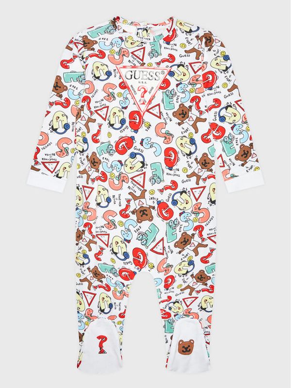 Guess Guess Бебешки гащеризон със стъпала H3RW08 K6YW3 Бял