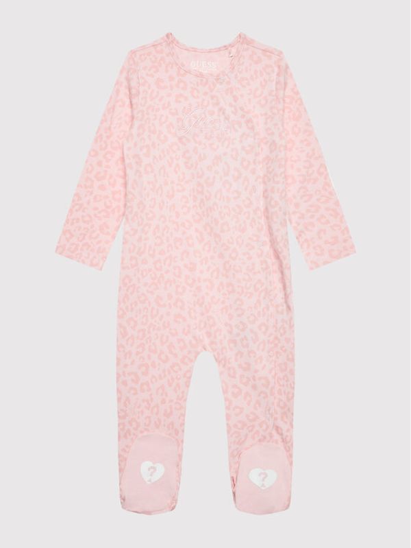 Guess Guess Бебешки гащеризон със стъпала S2YG00 J1311 Розов Regular Fit