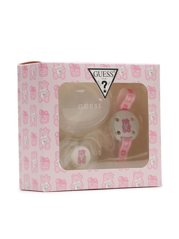 Guess Guess Бебешки комплект H2YZ10 WEUQ0 Розов