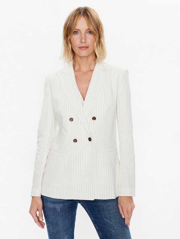 Guess Guess Блейзър Dina W3GN39 WFCV0 Екрю Regular Fit