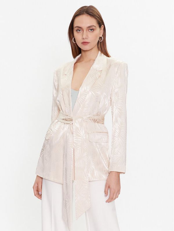 Guess Guess Блейзър Holly W3GN46 WEJZ0 Бежов Regular Fit