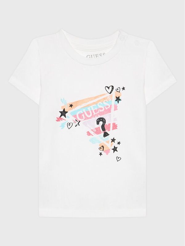 Guess Guess Блуза A3RI03 K6YW3 Бял Regular Fit