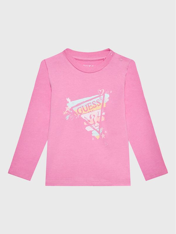 Guess Guess Блуза A3RI03 K6YW3 Розов Regular Fit