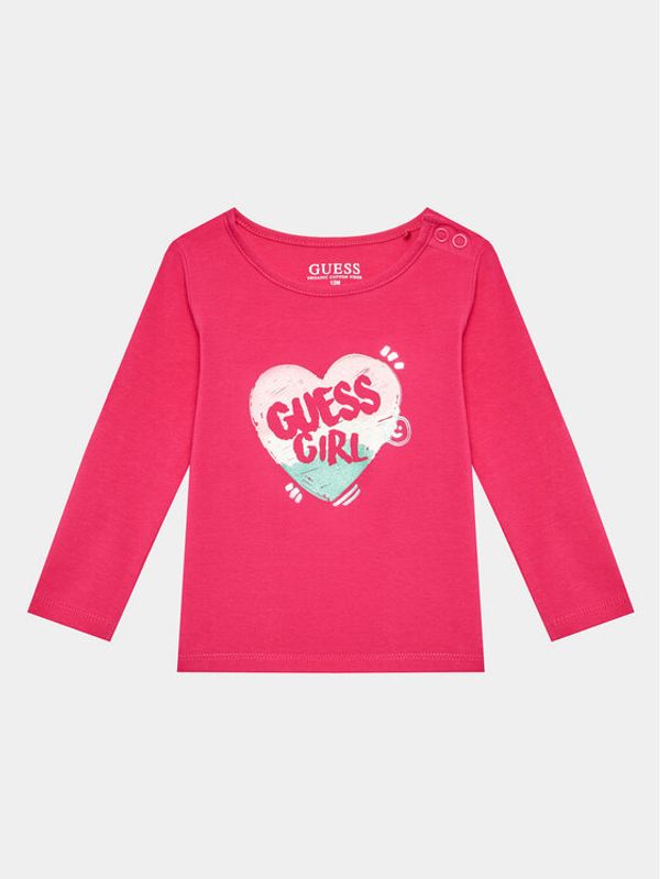 Guess Guess Блуза A3YI03 K6YW4 Розов Regular Fit