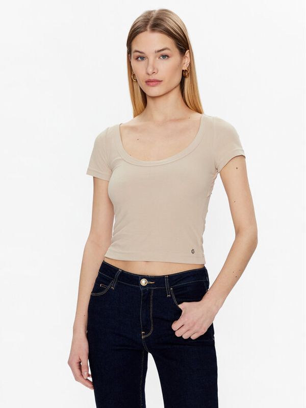 Guess Guess Блуза Cheryl W3GP21 KAQL2 Бежов Regular Fit