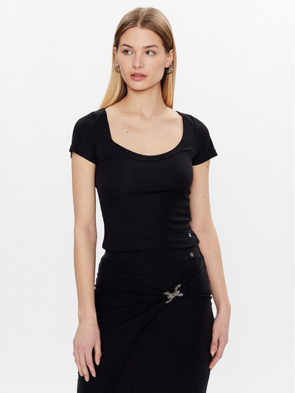 Guess Guess Блуза Cheryl W3GP21 KAQL2 Черен Regular Fit