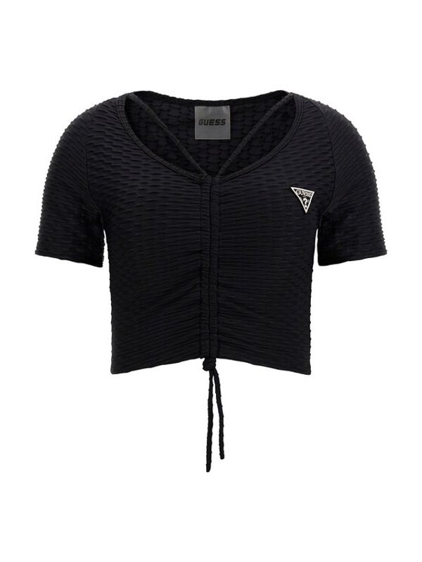 Guess Guess Блуза Delma V3GP09 KBOA2 Черен Regular Fit