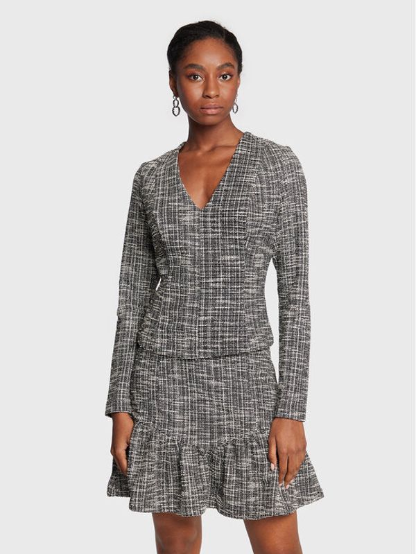 Guess Guess Блуза Eloise W2BH70 KBDX0 Черен Regular Fit