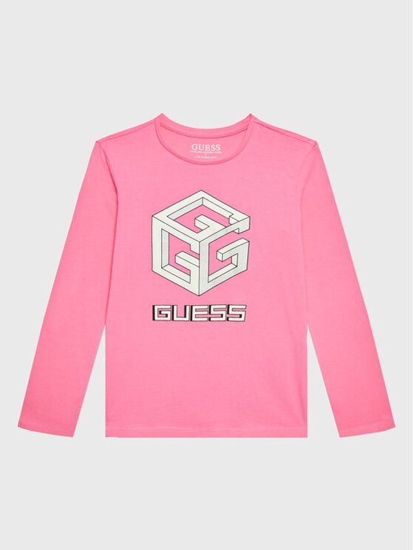 Guess Guess Блуза J2BI20 J1311 Розов Regular Fit