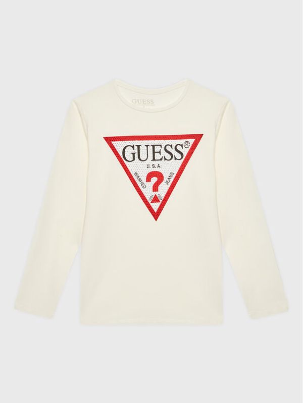 Guess Guess Блуза J2YI50 K6YW1 Бял Regular Fit
