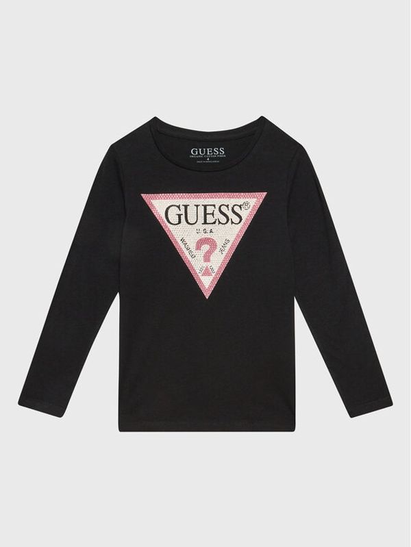 Guess Guess Блуза J2YI50 K6YW1 Черен Regular Fit
