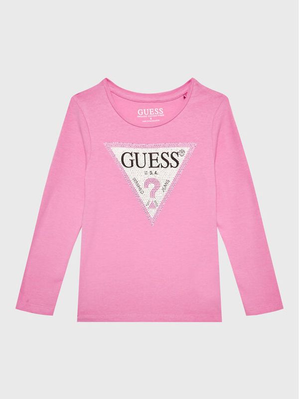 Guess Guess Блуза J2YI50 K6YW1 Розов Regular Fit