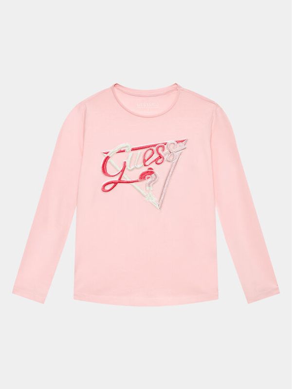 Guess Guess Блуза J3BI39 J1314 Розов Regular Fit