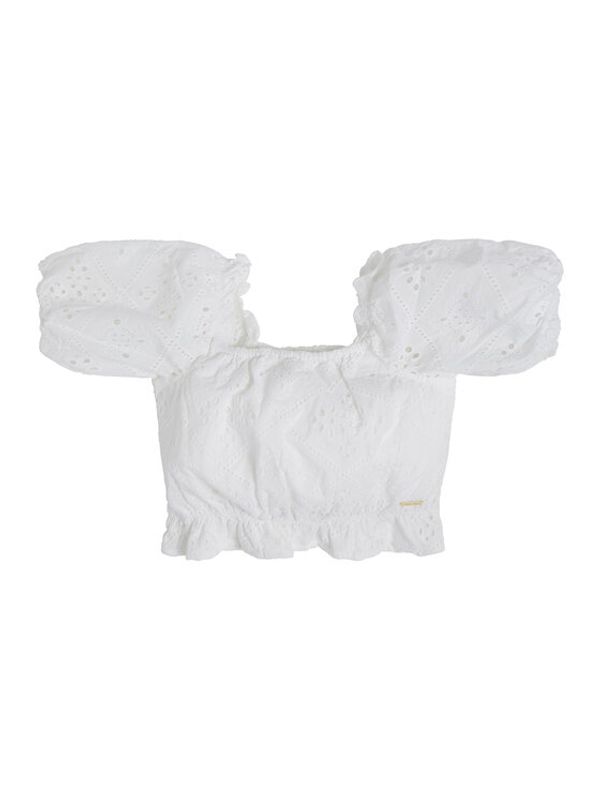 Guess Guess Блуза J3GH02 WFGJ0 Бял Regular Fit