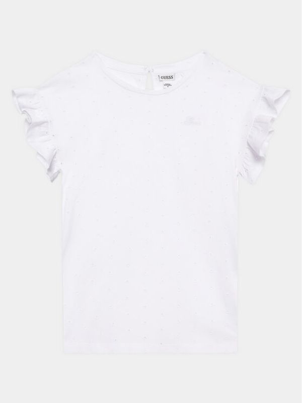 Guess Guess Блуза J3GP01 KBOJ0 Бял Regular Fit