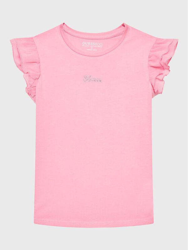 Guess Guess Блуза J3GP03 K6YW1 Розов Regular Fit