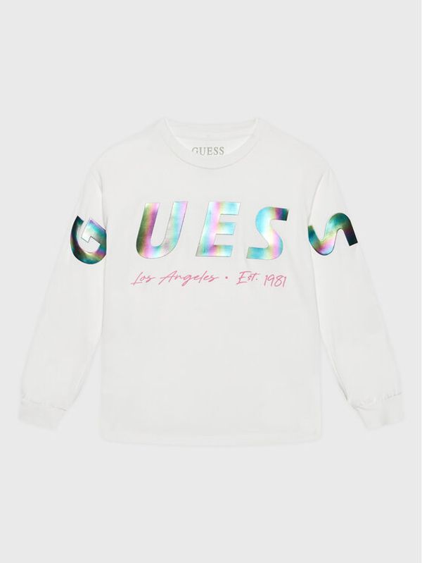 Guess Guess Блуза J3RI07 KBKD0 Бял Regular Fit