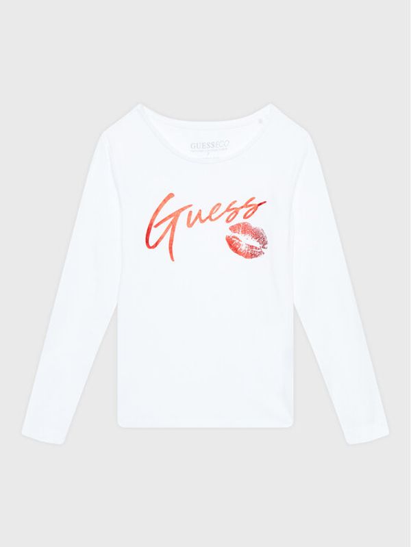 Guess Guess Блуза J3RI17 K6YW1 Бял Regular Fit