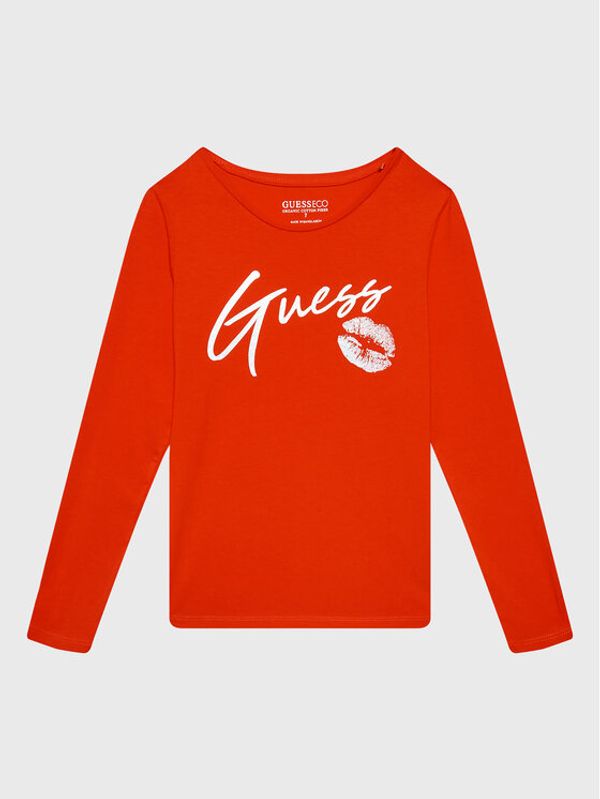 Guess Guess Блуза J3RI17 K6YW1 Червен Regular Fit