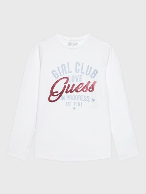 Guess Guess Блуза J3RI27 K6YW1 Бял Regular Fit