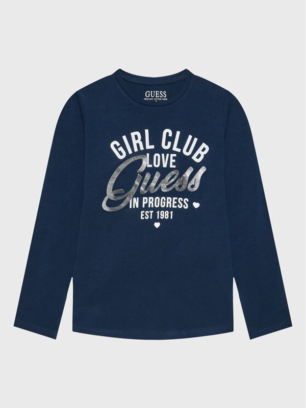 Guess Guess Блуза J3RI27 K6YW1 Син Regular Fit