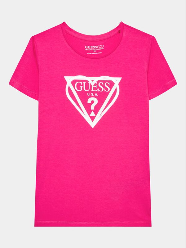 Guess Guess Блуза J3YI02 K6YW4 Розов Regular Fit