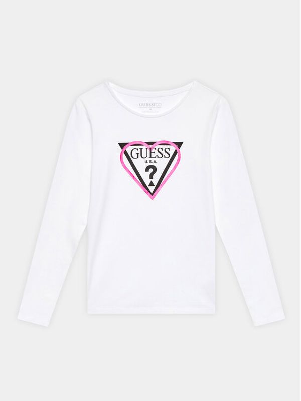Guess Guess Блуза J3YI03 K6YW4 Бял Regular Fit