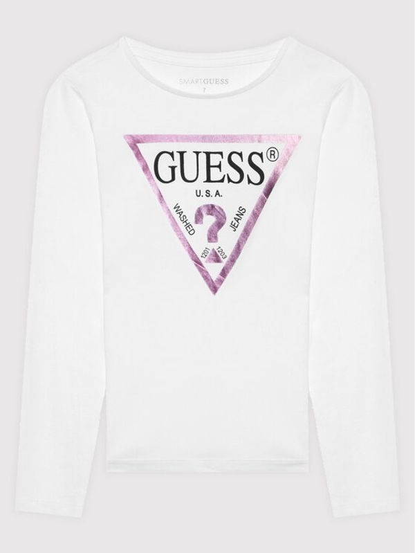 Guess Guess Блуза J84I36 K8HM0 Бял Regular Fit