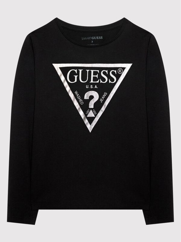 Guess Guess Блуза J84I36 K8HM0 Черен Regular Fit