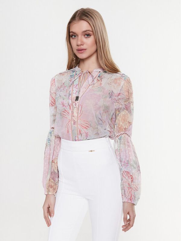 Guess Guess Блуза Josette W3RH56 WDW52 Бежов Regular Fit