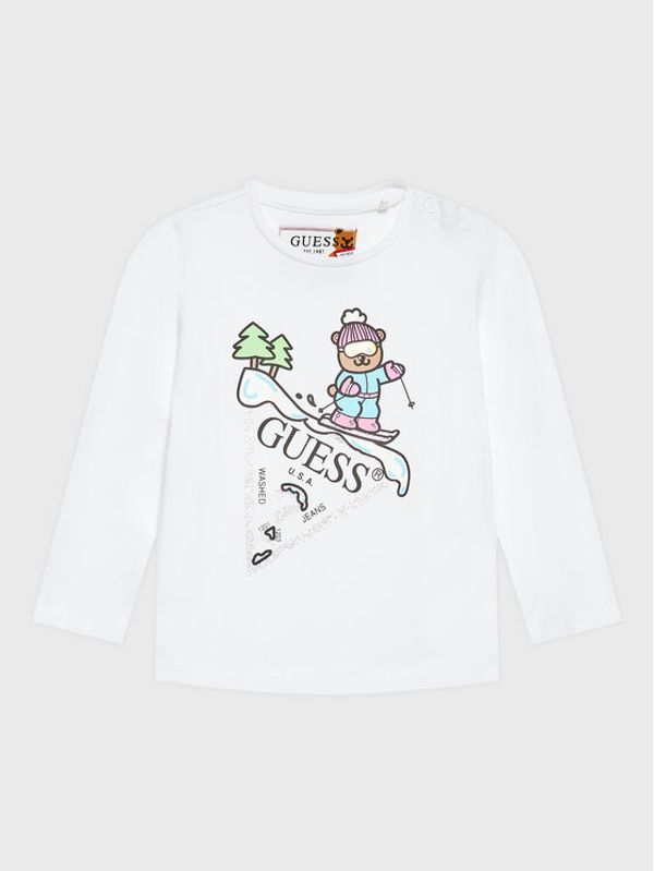 Guess Guess Блуза K2BI18 J1311 Бял Regular Fit
