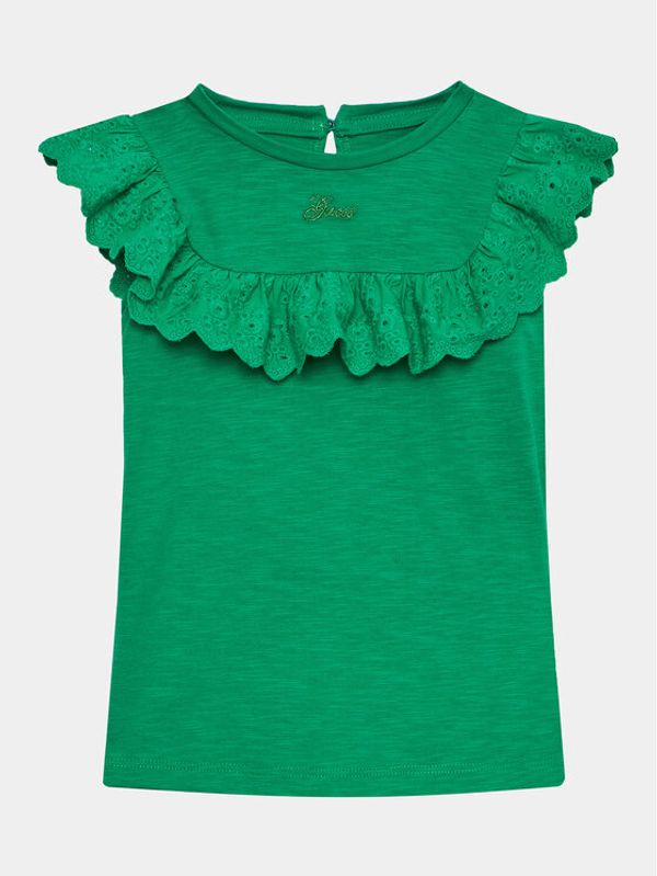Guess Guess Блуза K3GP26 K6XN1 Зелен Regular Fit