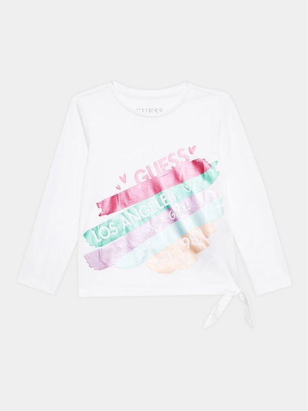 Guess Guess Блуза K3YI01 K6YW4 Бял Regular Fit