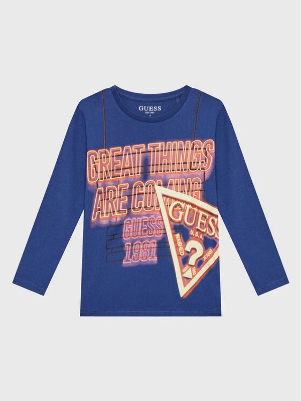 Guess Guess Блуза L2BI14 I3Z13 Тъмносин Regular Fit