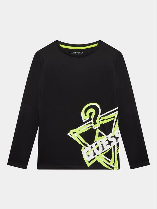 Guess Guess Блуза L3YI01 K8HM4 Черен Regular Fit