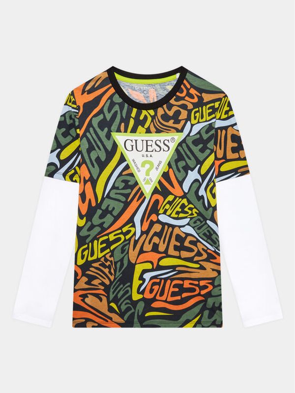 Guess Guess Блуза L3YI03 K8HM3 Цветен Regular Fit