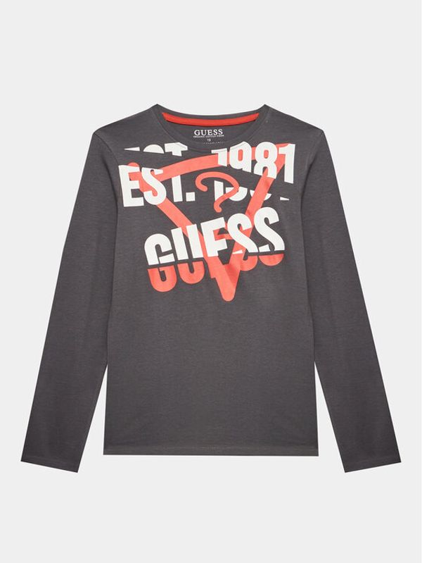 Guess Guess Блуза L3YI23 K8HM4 Сив Regular Fit