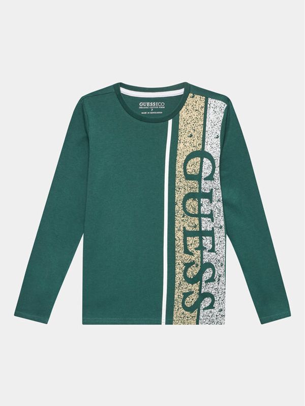 Guess Guess Блуза L3YI35 K8HM4 Зелен Regular Fit