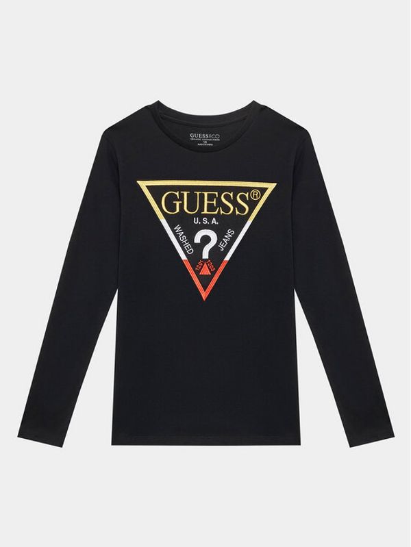 Guess Guess Блуза L3YI43 K8HM4 Черен Regular Fit