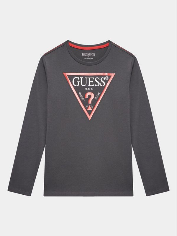 Guess Guess Блуза L84I29 K8HM0 Сив Regular Fit