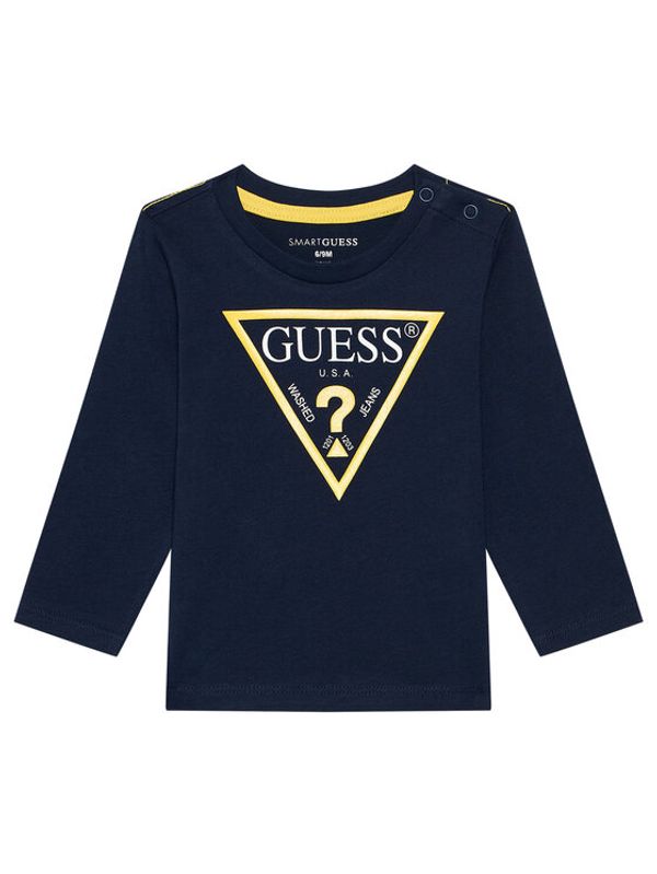 Guess Guess Блуза L84I29 K8HM0 Тъмносин Regular Fit