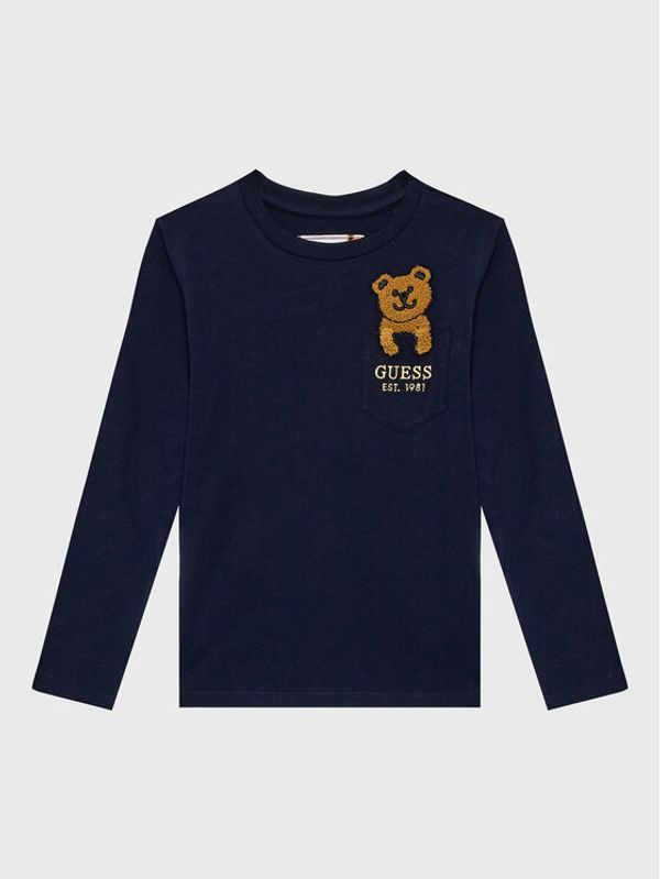 Guess Guess Блуза N2BI27 I3Z11 Тъмносин Regular Fit