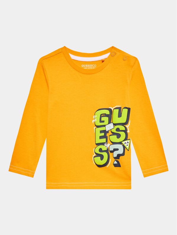Guess Guess Блуза N3YI01 K8HM0 Жълт Regular Fit