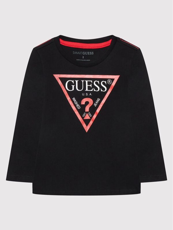 Guess Guess Блуза N84I24 K8HM0 Черен Regular Fit