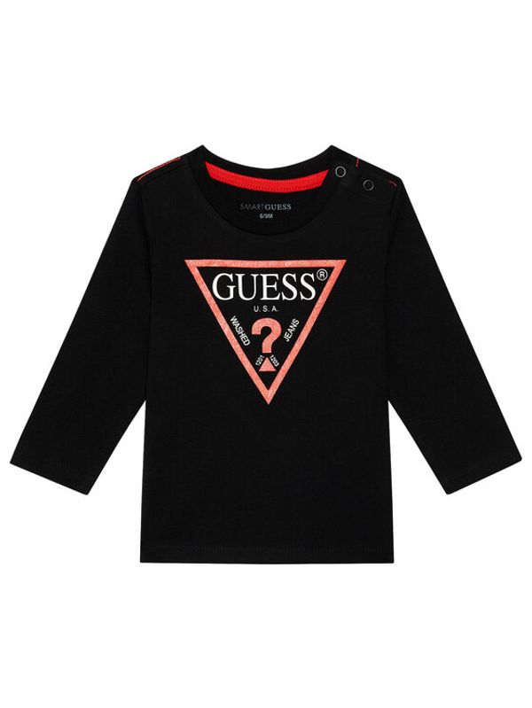 Guess Guess Блуза N84I24 K8HM0 Черен Regular Fit