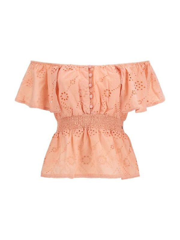 Guess Guess Блуза Peggy W3GH89 WFG40 Розов Regular Fit