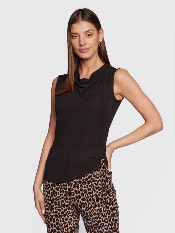 Guess Guess Блуза Ramona W3RP42 KAQL2 Черен Slim Fit